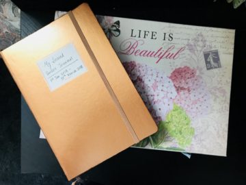 The bullet journal and the keepsake box